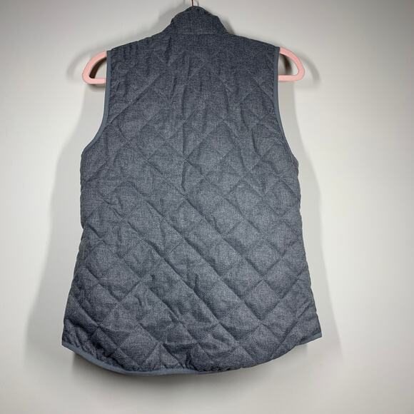 OLD NAVY Gray Mock Neck Quilted Winter Vest Small - Picture 2 of 9